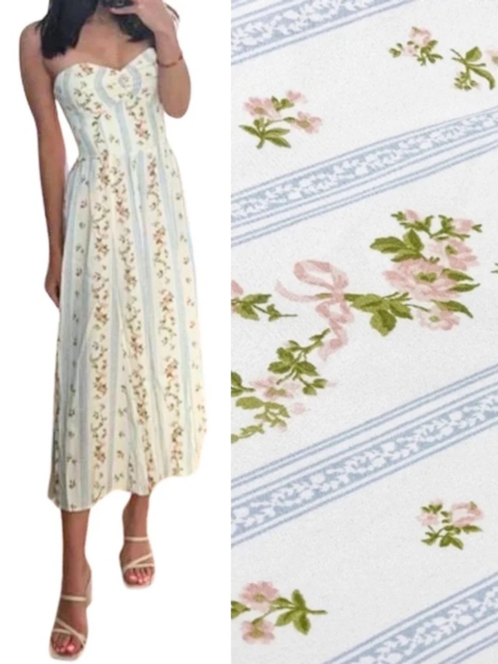 NEW Reformation Aymeline Dress Surrey 0